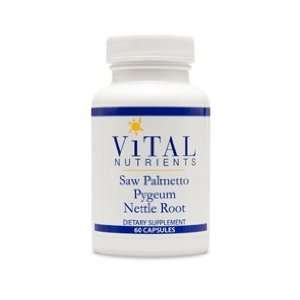Saw Palmetto, Pygeum, Nettle Root 60gels (Vital Nutr.)