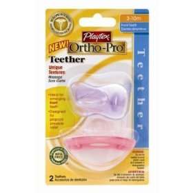  Playtex OrthoPro Teether 3 10 months   girl colors Baby