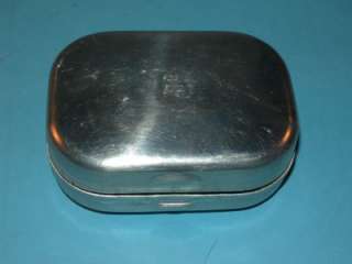   ALUMINUM SOAP DISH BROAD ARROW MARKED CWS 1945 / UNISSUED  