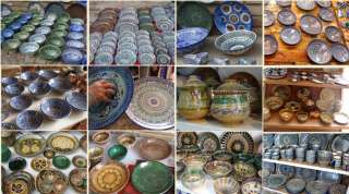 Uzbek ceramics Bukhara, Gijduvan, Rishton, Samarkand, Khorazm