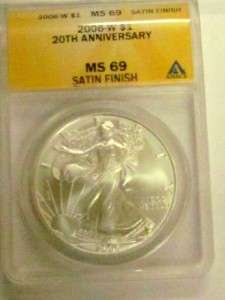   Anniversary PF69 DCAM  MS69 SFINISH AND PF69 DCAM Silver Eagle  