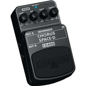 Behringer CD400 3 Dimensional Sound Effects Pedal Single Guitar Effect 