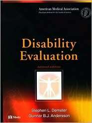Disability Evaluation, (032300959X), Stephen L. Demeter, Textbooks 