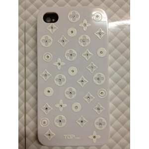   Glossy Rhinestone iPhone 4G 4S Back Case Cell Phones & Accessories