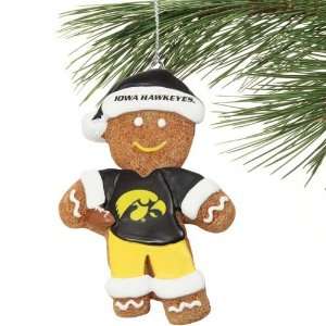  Iowa Hawkeyes Gingerbread Football Player Ornament Sports 