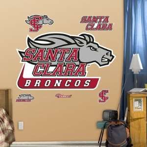  Santa Clara Broncos Logo Fathead NIB 