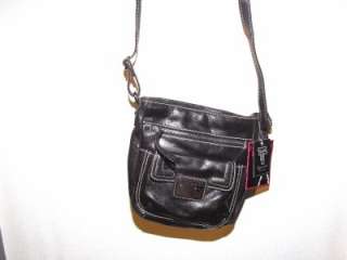 Tignanello Soft Glazed Leather Crossbody Bag w/Organizer  