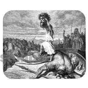  David and Goliath by Gustave Dore Mouse Pad Everything 