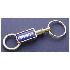  San Diego Chargers Gold Tone Valet Keychain Sports 