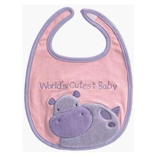    Baby Gund Hugs and Kisses Worlds Cutest Baby Bib   Hippo Baby