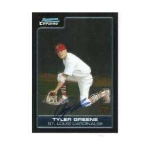 2006 Bowman Chrome Prospects #225 Tyler Greene   Philadelphia Phillies 