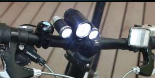   XM L T6 2400 Lumens LED +2x XPE R2 LED Bike Bicycle Light Lamp 6400mAh