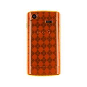  TPU Flexible Plastic Phone Cover Case Transparent Orange 