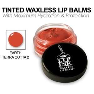  LIP INK® Tinted Waxless Lip Balm EARTH TERRA COTTA 2 NEW 