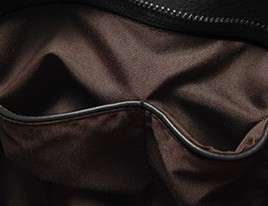Genuine Leather Shoulder Bag Handbag Tote Hobo Black  
