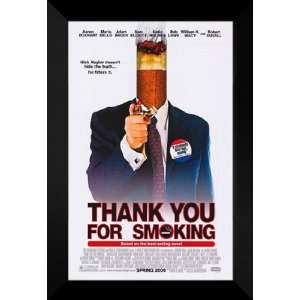 Thank You for Smoking 27x40 FRAMED Movie Poster   B 