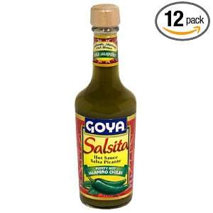 Goya Salsita Jalapeno, 8 Ounce Units (Pack of 12)  Grocery 