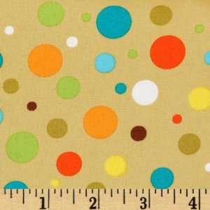  44 Wide Aldo To Zippy Dots Green Fabric By The Yard 