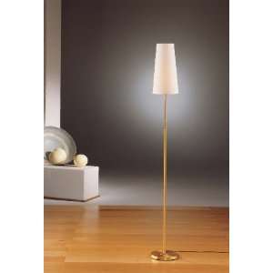  Holtkotter 6354BBSWN 1 Light Floor Lamp in Brushed Brass 