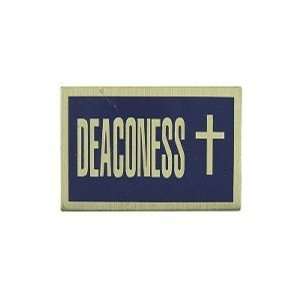  Deaconess Blue/gold Badge Pack of 6