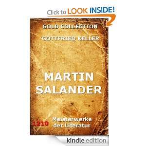 Martin Salander (Kommentierte Gold Collection) (German Edition 