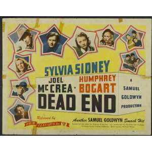  Dead End Movie Poster (11 x 17 Inches   28cm x 44cm) (1937 