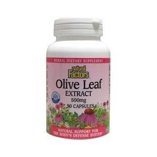   Factors Olive Leaf Extract 500mg Capsules, 90 Count by Natural Factors