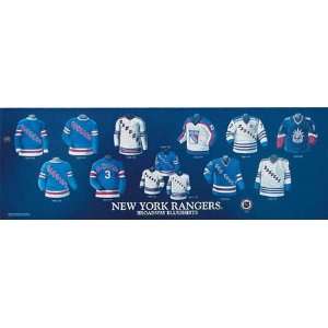 10x30 NHL NY Rangers Plaque 