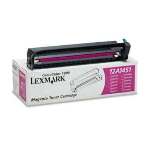  LEX12A1451   Laser Printer Magenta Toner for Lexmark Optra 