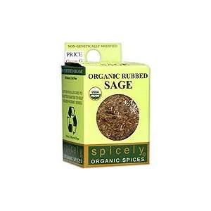 Sage Rubbed   100% Certified Organic, 0.3 oz