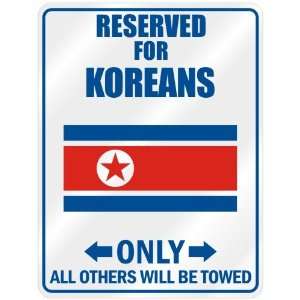  New  Reserved Only For Korean   Flag Nation  North Korea 