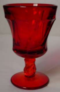 FOSTORIA crystal JAMESTOWN RUBY 2719 Wine Goblet  