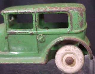   Ford Tudor Sedan White Rubber Wheels Original Green Paint NICE  