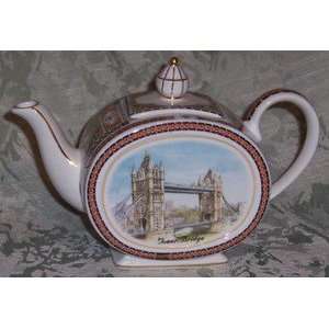  London Bridge Cameo Teapot James Sadler