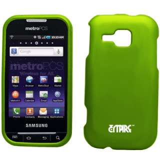 for Samsung Galaxy Indulge Green Case+Retract Charger 886571076602 