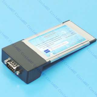 PCMCIA to RS232 Serial DB9 I O Card Adapter Notebook PC  