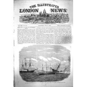  1864 Deerhound Rescuing Crew Alabama Ships Lancaster