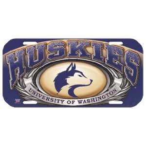   Huskies High Definition License Plate *SALE*