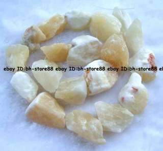 18 20mm Natural rough yellow Opal nugget Beads 15  
