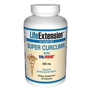 Life Extension Super Curcumin with Bioperine 800mg Capsule, 60 Count