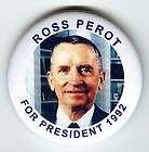 Ross Perot For President 1992 Pin