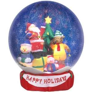 8Ft.   Gemmy Airblown Inflatable Christmas SnowGlobe 