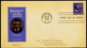 US.# 830 PRESIDENTIAL FIRST DAY COVER DEC. 8,1938   VF (ESP#150 
