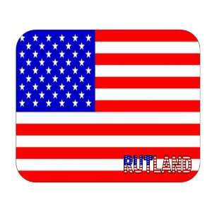  US Flag   Rutland, Vermont (VT) Mouse Pad 