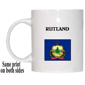 US State Flag   RUTLAND, Vermont (VT) Mug 