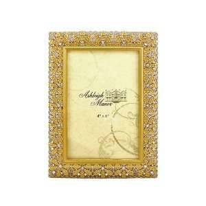  Ashleigh Manor 5 by 7 Inch Floradora Frame, Gold
