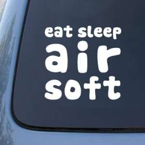 EAT SLEEP AIRSOFT   Car, Truck, Notebook, Vinyl Decal Sticker #1992 