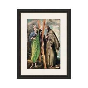  Ss Andrew And Francis Of Assisi After 1576 Framed Giclee 