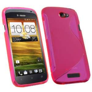  WalkNTalkOnline   HTC One S   Pink S Wave Hydro Gel 