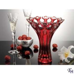  Godinger Arabella Red Vase   10